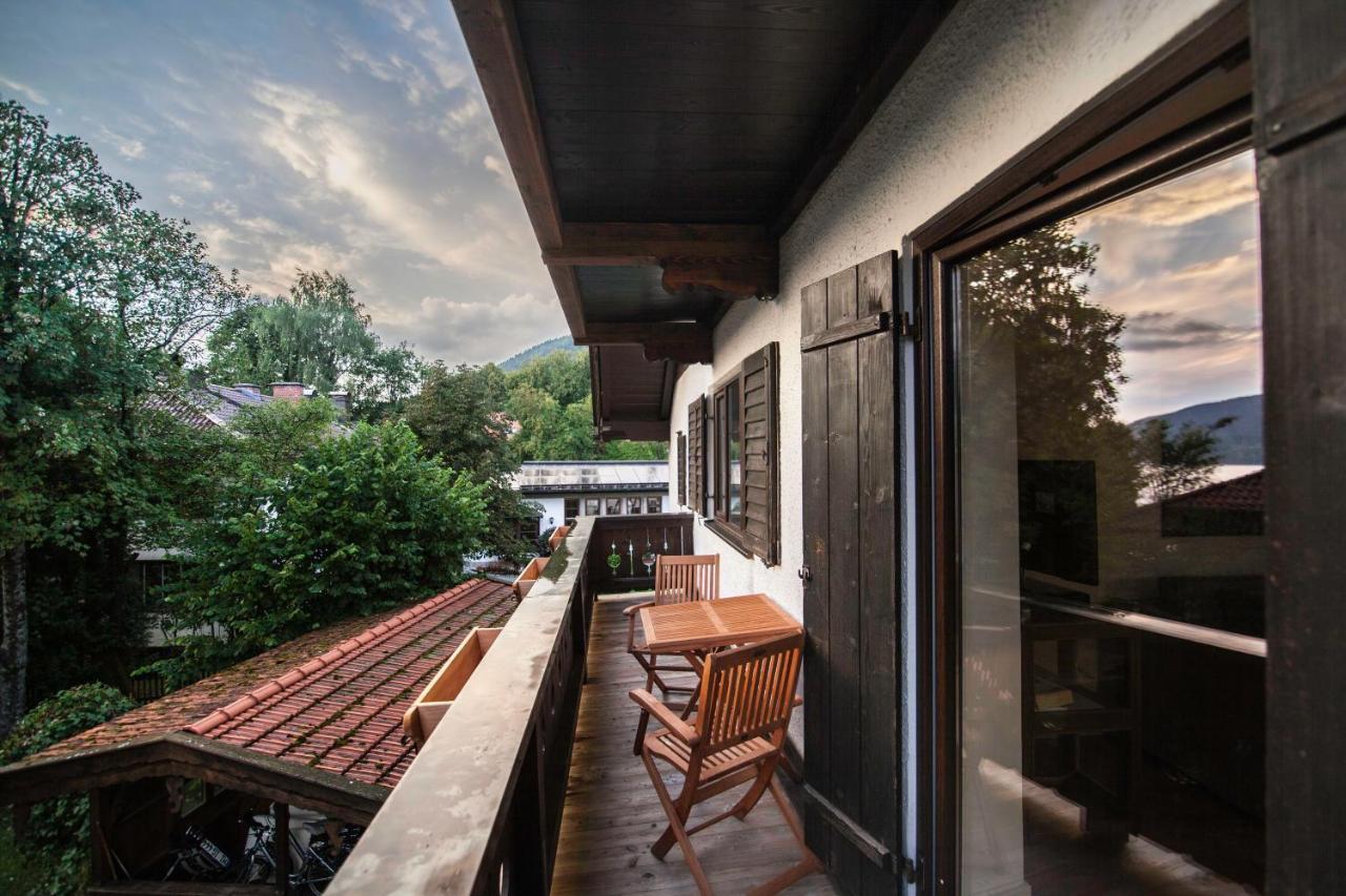 Modern-Bayrisches Apartment Mit Seeblick Tegernsee Buitenkant foto