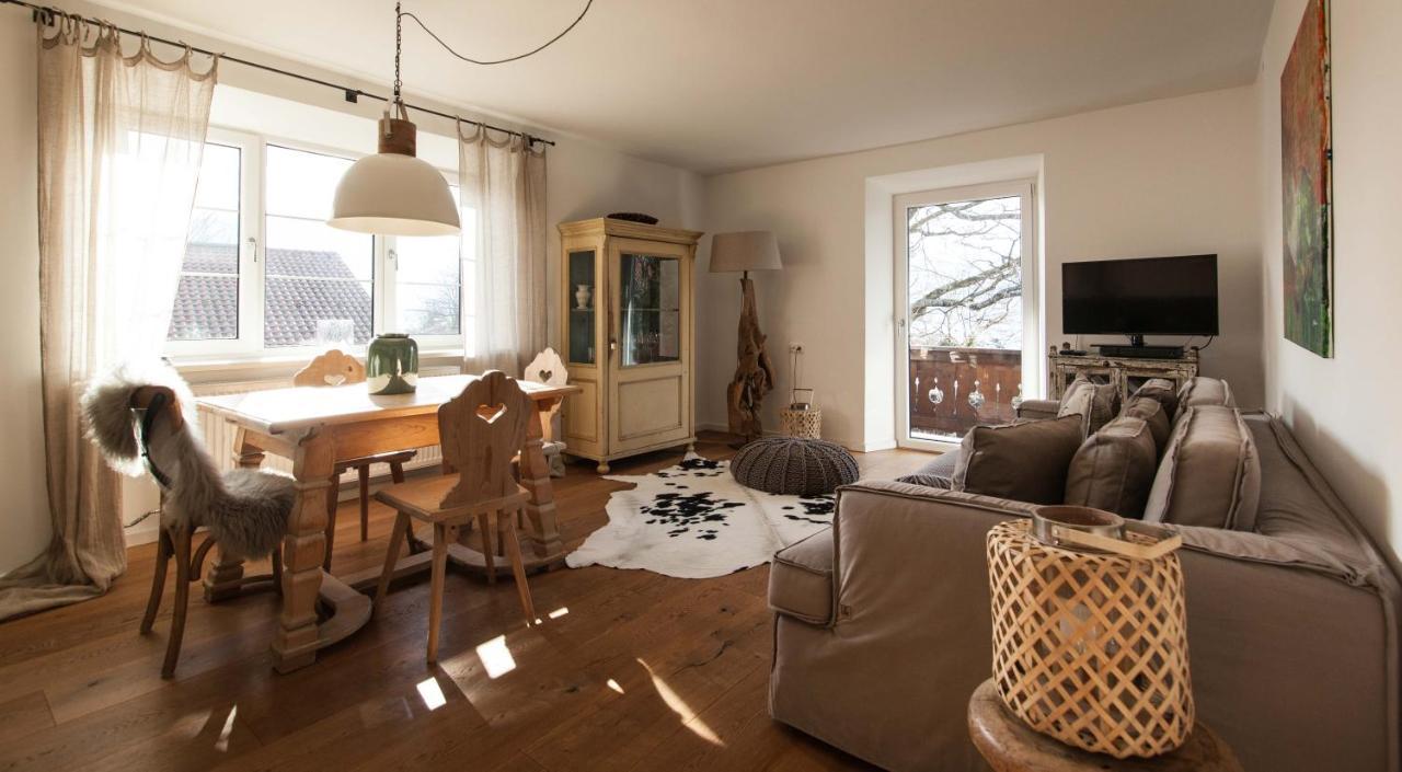 Modern-Bayrisches Apartment Mit Seeblick Tegernsee Buitenkant foto